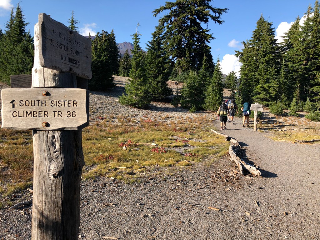 south sister, Oregon, hike, mountain